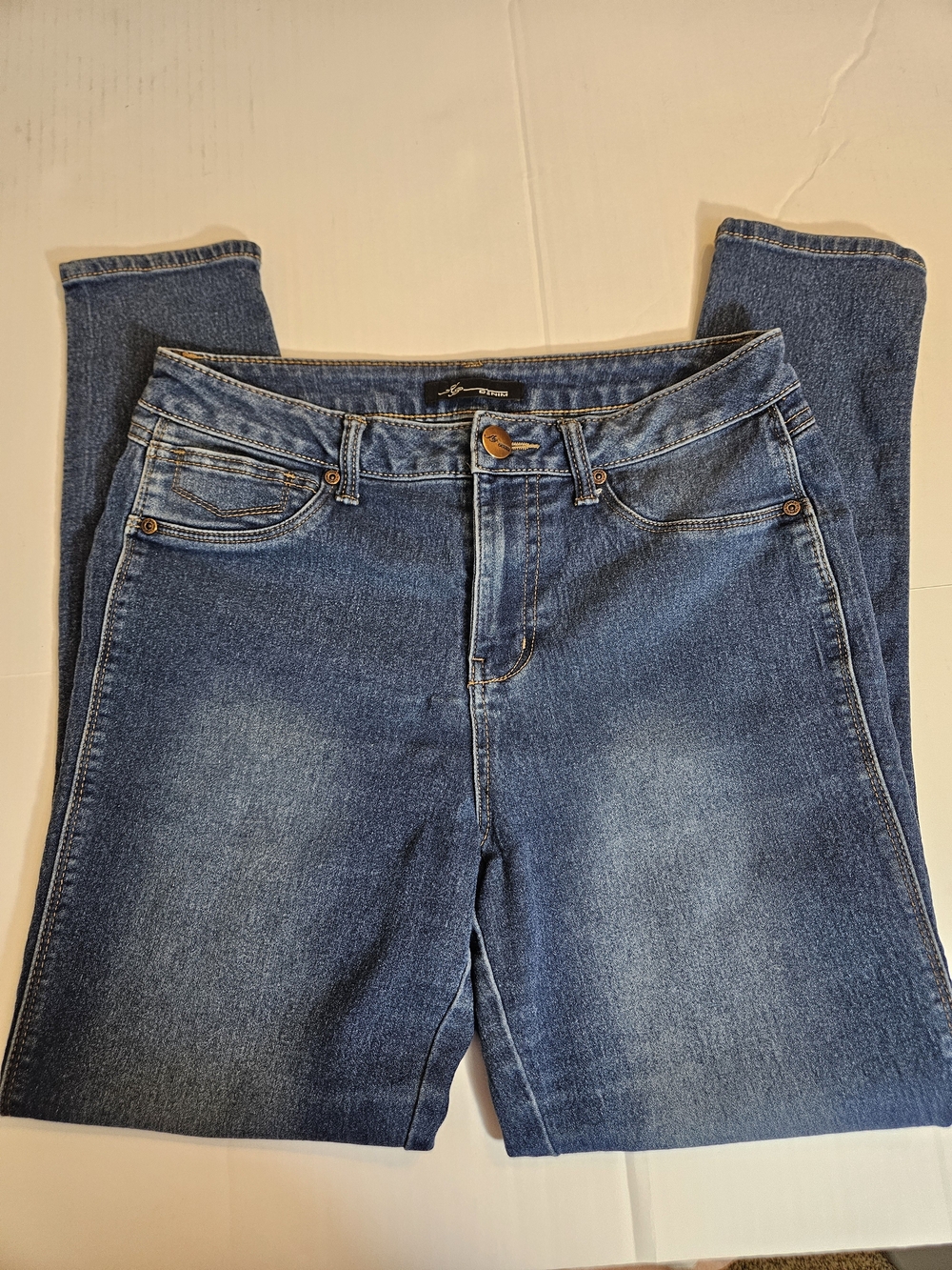 High-Rise Dark Blue Women's Jeans US10